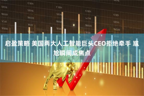 启盈策略 美国两大人工智能巨头CEO拒绝牵手 尴尬瞬间成焦点